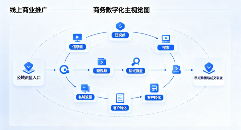 马塘区线上商业推广怎么做？全域流量闭环搭建与低成本转化实战指南